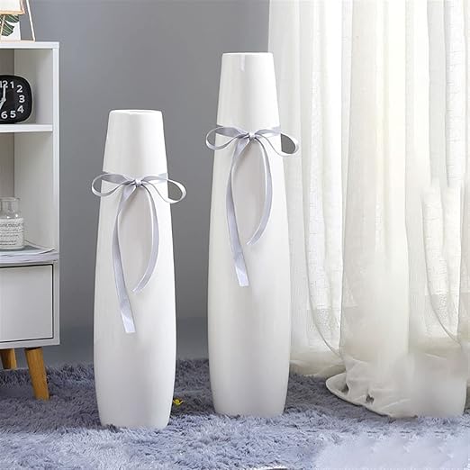 🏺🌿✨ Handmade Ceramic Flower Vase – 2-Piece Organic Planter Set