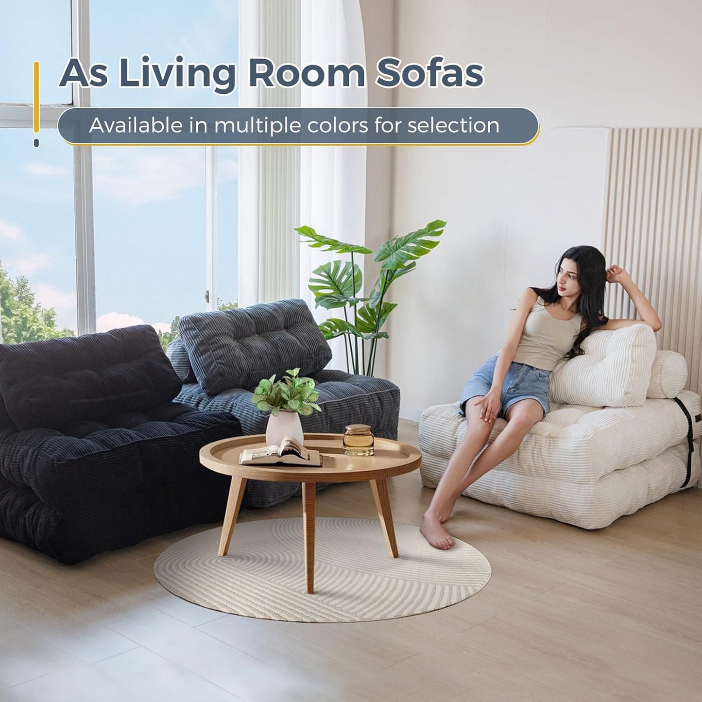🛏️✨ Foldable Convertible Mattress – Portable Comfort Anywhere 🌿
