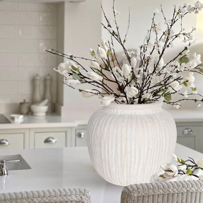 🌿✨ Minimalist Distressed Decorative Bowl – Modern Farmhouse Centerpiece 🏡